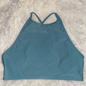Blue bathing suit top